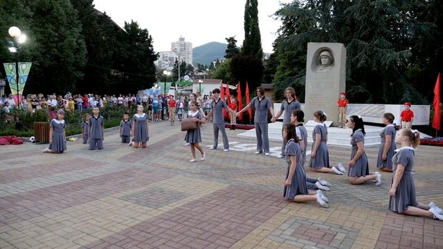 Акция «Свеча памяти» в Лазаревском.