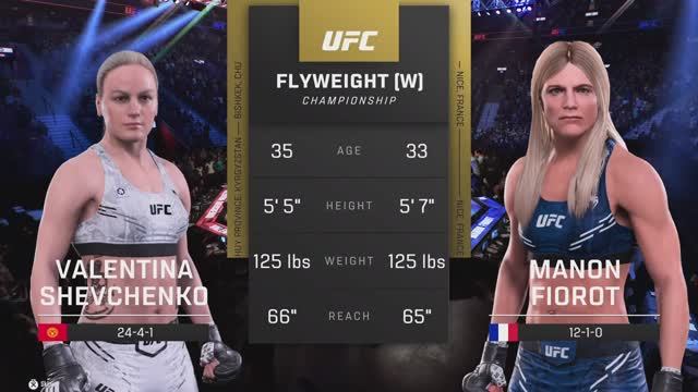 UFC 315 - ВАЛЕНТИНА ШЕВЧЕНКО ПРОТИВ МАНОН ФИОРО