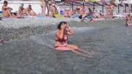 Пляжный отдых на Чёрном море.