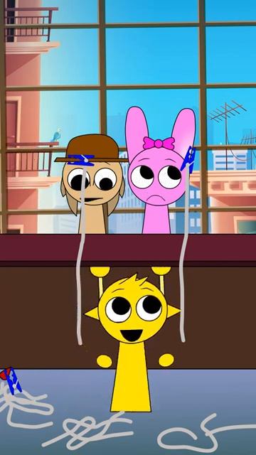 CHALLENGE ROPE OF PAIN ON THE BRIDGE｜｜ Incredibox Sprinks #Sprinks #incredibox