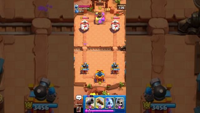 Развал на хог райдере в Clash royale - часть 1