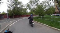 Василий Husqvarna SvartPilen 401 Прогресс за 2а выезда в город.