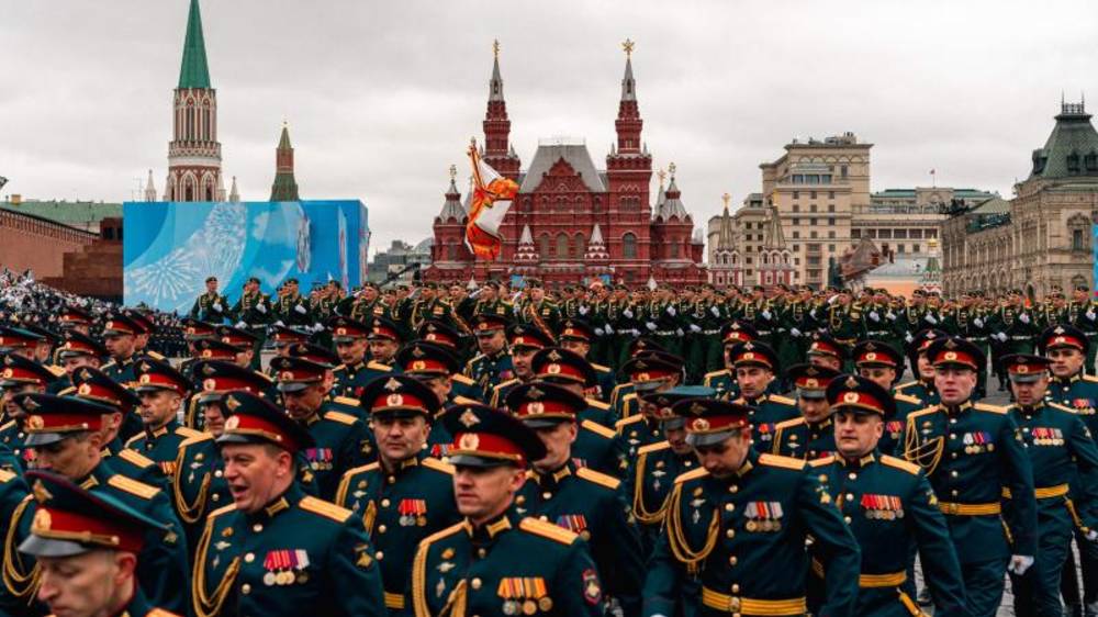 Иностранец на Парад Победы на Красной площади 2025