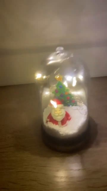 Сделали новогодний светильник своими руками🎄🎅🏻🎄?