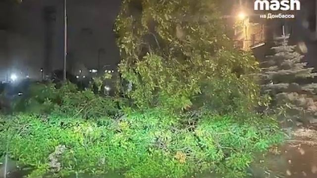 Циклон Эдгар не создал больших проблем в Донецке