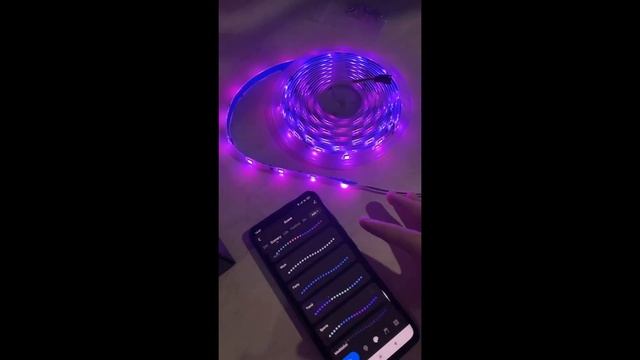 WiFi RGBIC Музикална LED Лента с Дистанционно и Захранване PS