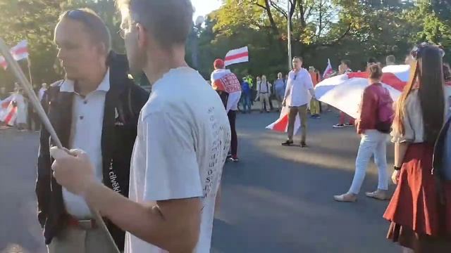 акция белорусов в Риге.А Лукашенко два года после новы