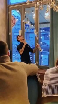 DC шоу бармена на годовщину свадьбы