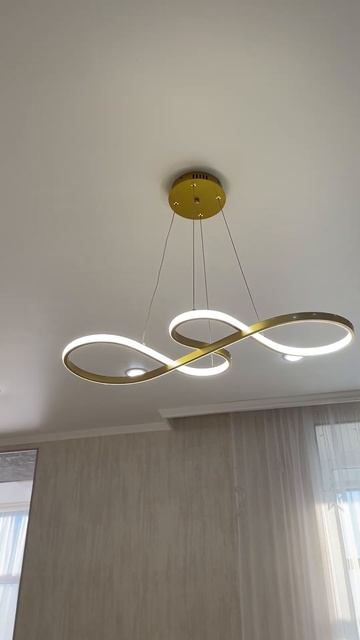 Современная люстра Золотой цвет LED