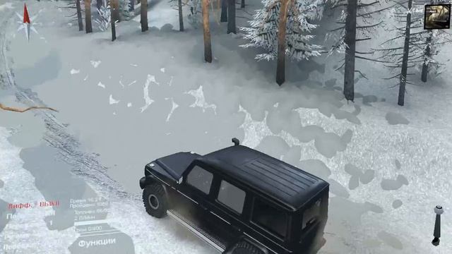 Mercedes Benz G500 vs Hummer H3 кто круче? SpinTires 2017