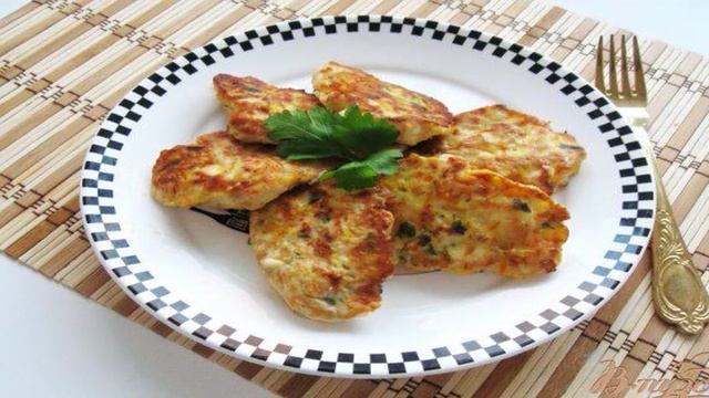 Рубленые котлеты с тыквой