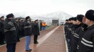 Экипаж подводного крейсера "Красноярск" торжественно встретили после стрельб