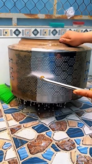 Clean the washing machine filter #shorts