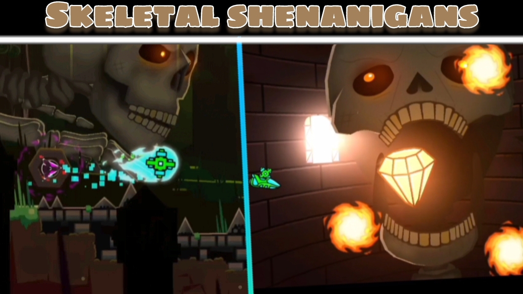 новый event! Skeletal shenanigans by YoReid в geometry dash