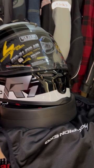 Шлем Scorpion EXO-R1  : Virgin moto