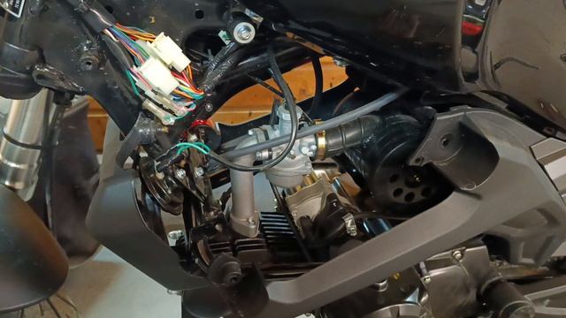 vmc monster 125 разборка 2