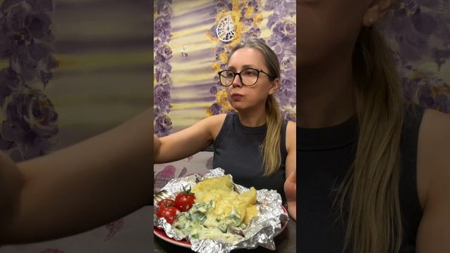 Мукбанг🥘КРОШКА-КАРТОШКА /УЖИН