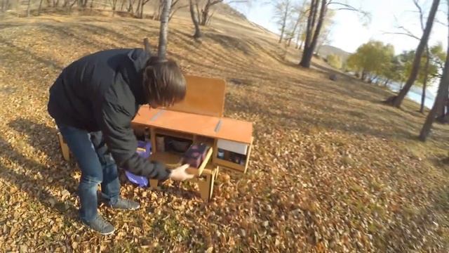 Туристическая мебель для кемпинга - Раскладная стол кухня ChuckBox Mini Plus