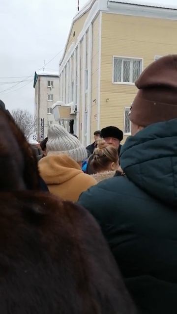 Несанкционированная акция протеста в Алдане