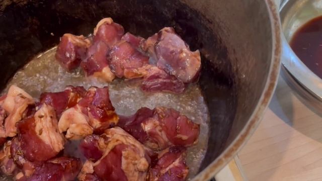 шашлык в казане