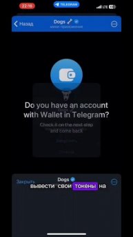 Вывод средств из DOGS на кошелёк #dogstoken #листинг #crypto #кри?