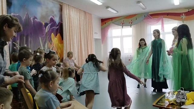 Развлекательное событие «Приход Весны» для детей с НОДА на базе детского сада №301