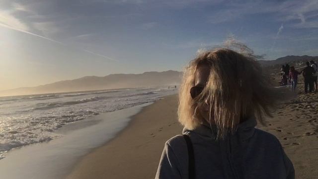 Santa Monica State Beach . Пляж Санта Моника . Лос Анджелес . США