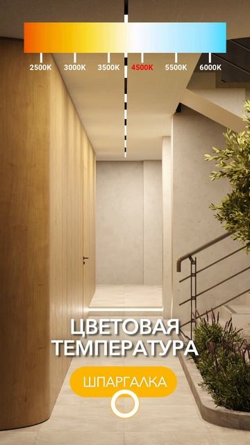 Шпаргалка по выбору цветовой температуры от LEDRON💡 #ре?