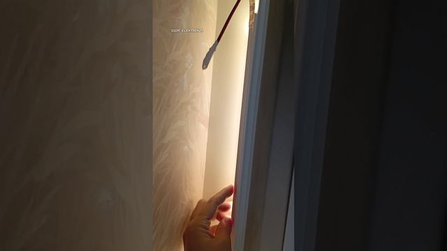 Примеряю светодиодку перед монтажом.