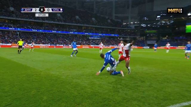 Динамо - Спартак. Голы и лучшие моменты (видео). МИР Российская Премьер-Лига. Футбол