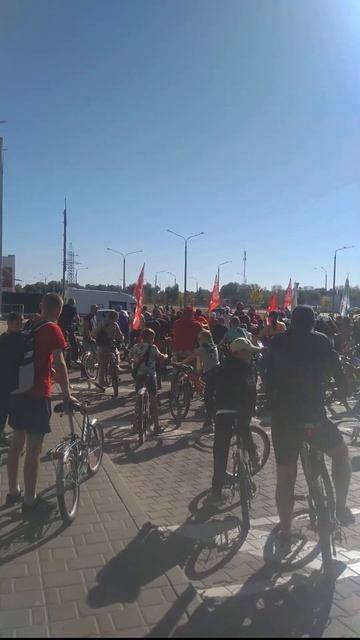 Велопробег акция "День без автомобиля" г. Гомель. 22 сен?