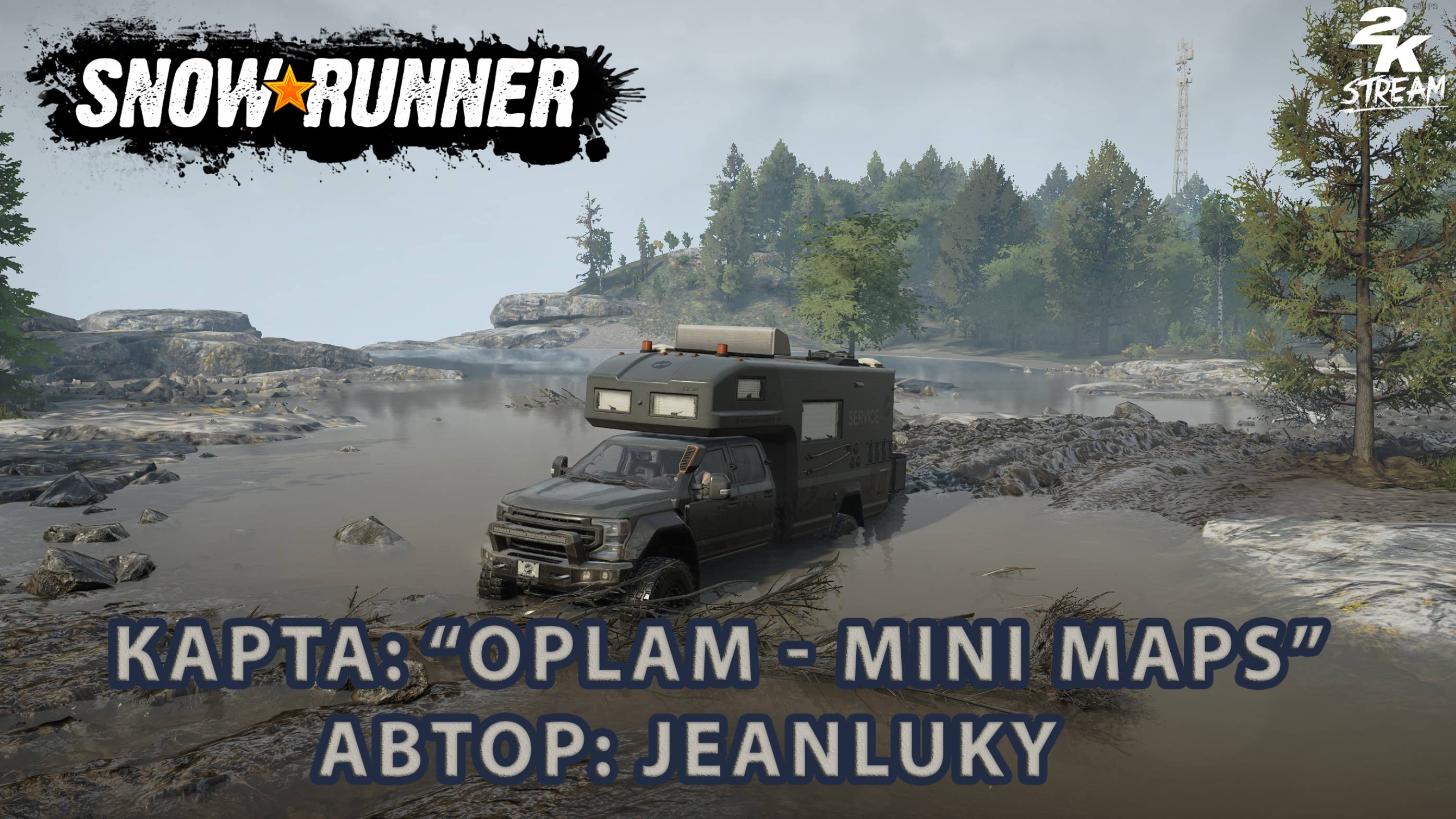 SnowRunner - Карта «Oplam - Mini maps». Автор: JEANLUKY