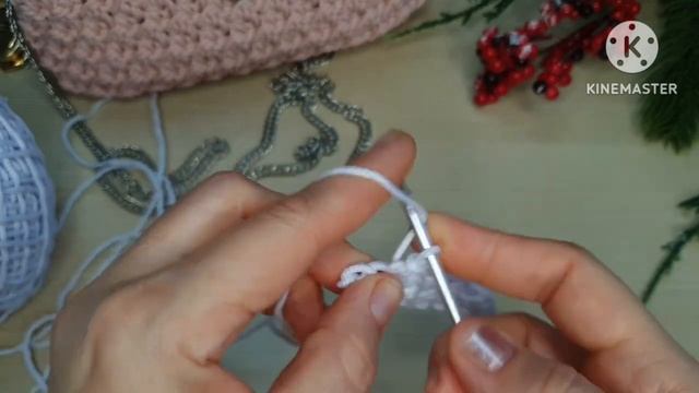 МК по вязанию Ажурной МИНИ СУМОЧКИ #жаккард #рукоделие #сумкасвоимируками