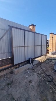 видео откатные ворота