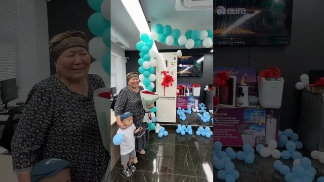 Победители акции от компании Aura Bishkek✨Приз-Пылесос🥳
