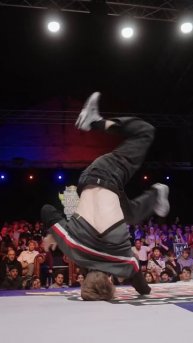 made 'em listen up! B-Boy Cis