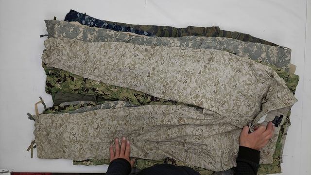 36558 Штаны мужские карго (много военки), 5пак, pantaloni cargo, секонд (extra) оптом