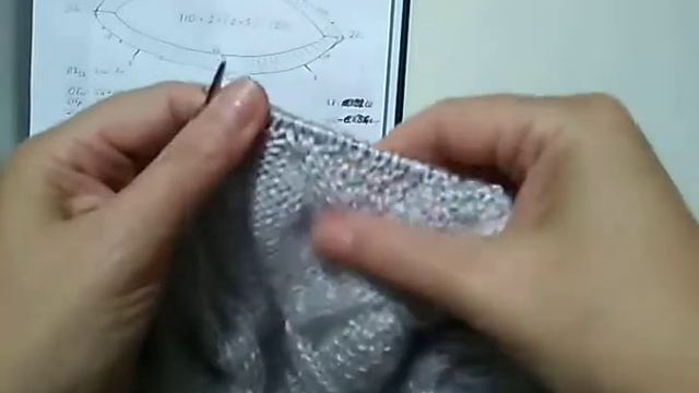 МК бесшовного свитера регланом с горловиной "лодочка"/ Урок 27/  how to crochet sweater /39-40 ряды