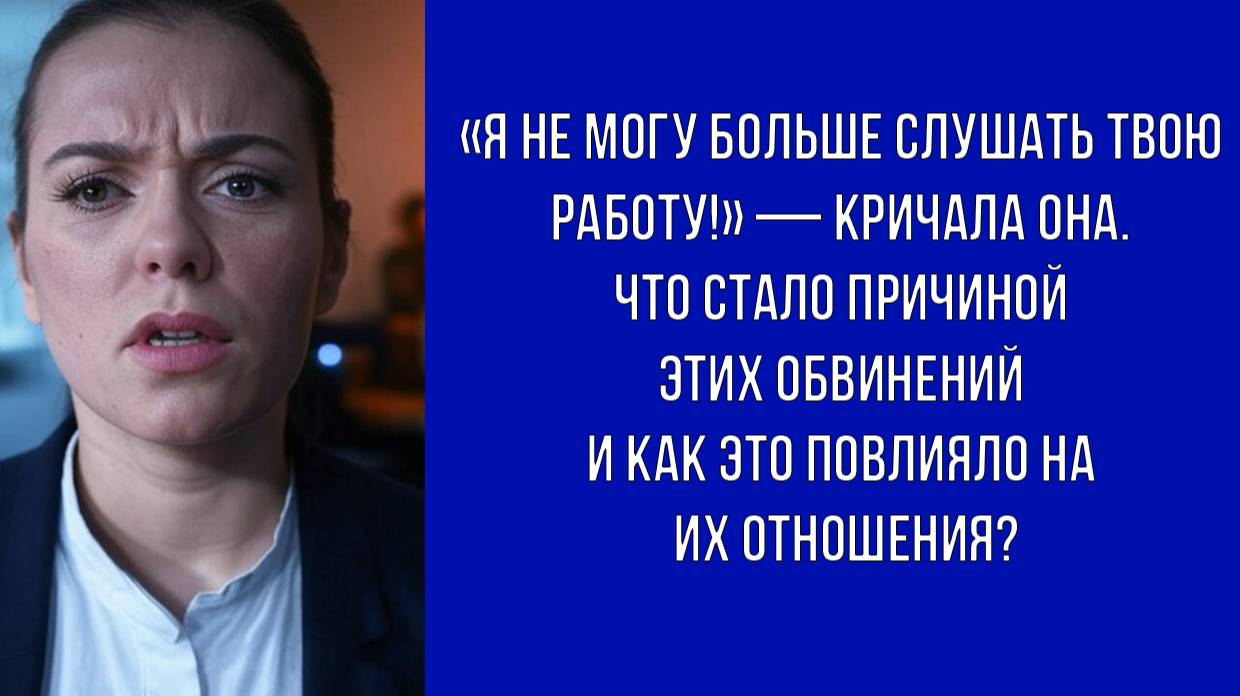 Ты только о работе и говоришь! — воскликнула она, мечтая о семейном тепле