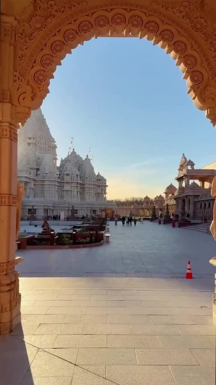 BAPS Shri Swaminarayan Akshardham in Robbinsville, New Jersey, is one of the most impressive Hind...