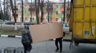 Разгрузка медицинских кроватей в Губкине 30.11.2021 г.