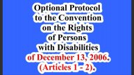 Optional Protocol to the Convention on the Rights of Persons with Disabilities. (Articles 1 - 2).