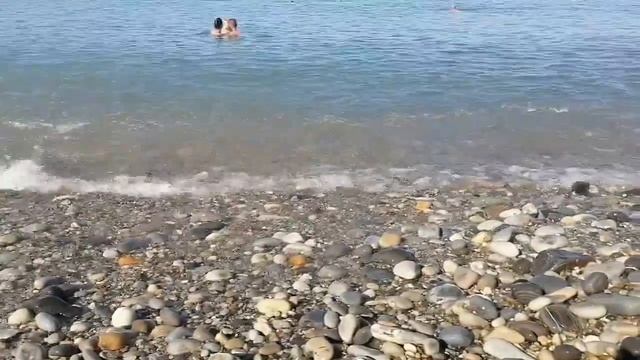 Утро на море с чистейшей водой. Ольгинка Туапсинский район.
