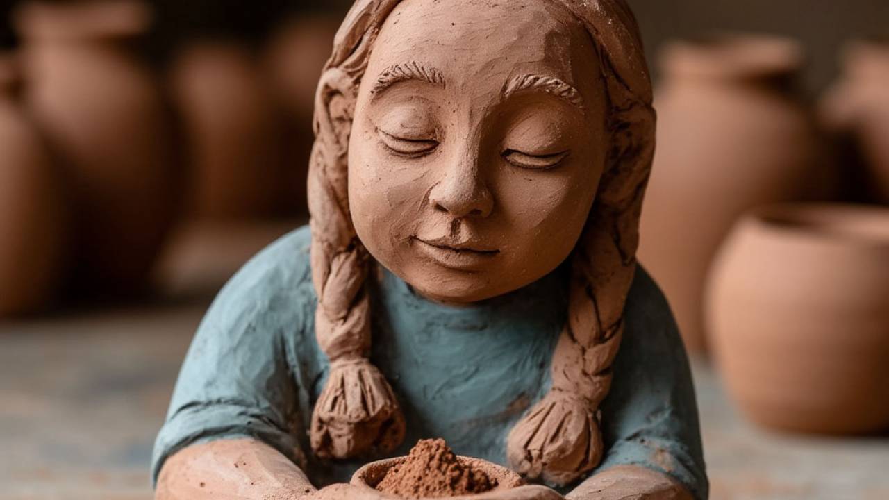 Многие люди используют глину для лечения.