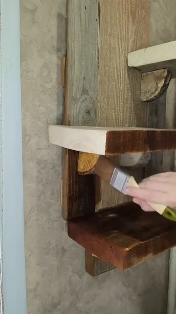 Что сделать из обрезков старой доски🤗 #diy #своимирука?