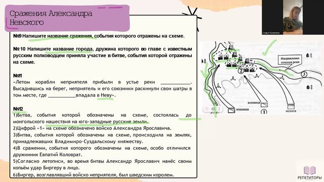 Самые часто встречающиеся карты на ЕГЭ по истории до 16