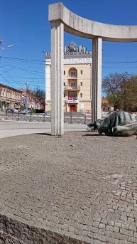 Центральный сквер.Астрахань.