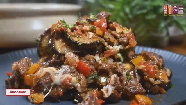БАКЛАЖАНЫ с говядиной,арабский рецепт