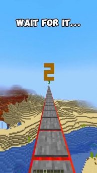 Мост из динамита в Minecraft