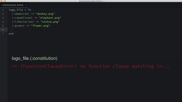 07-06 Anonymous Function Pattern Matching